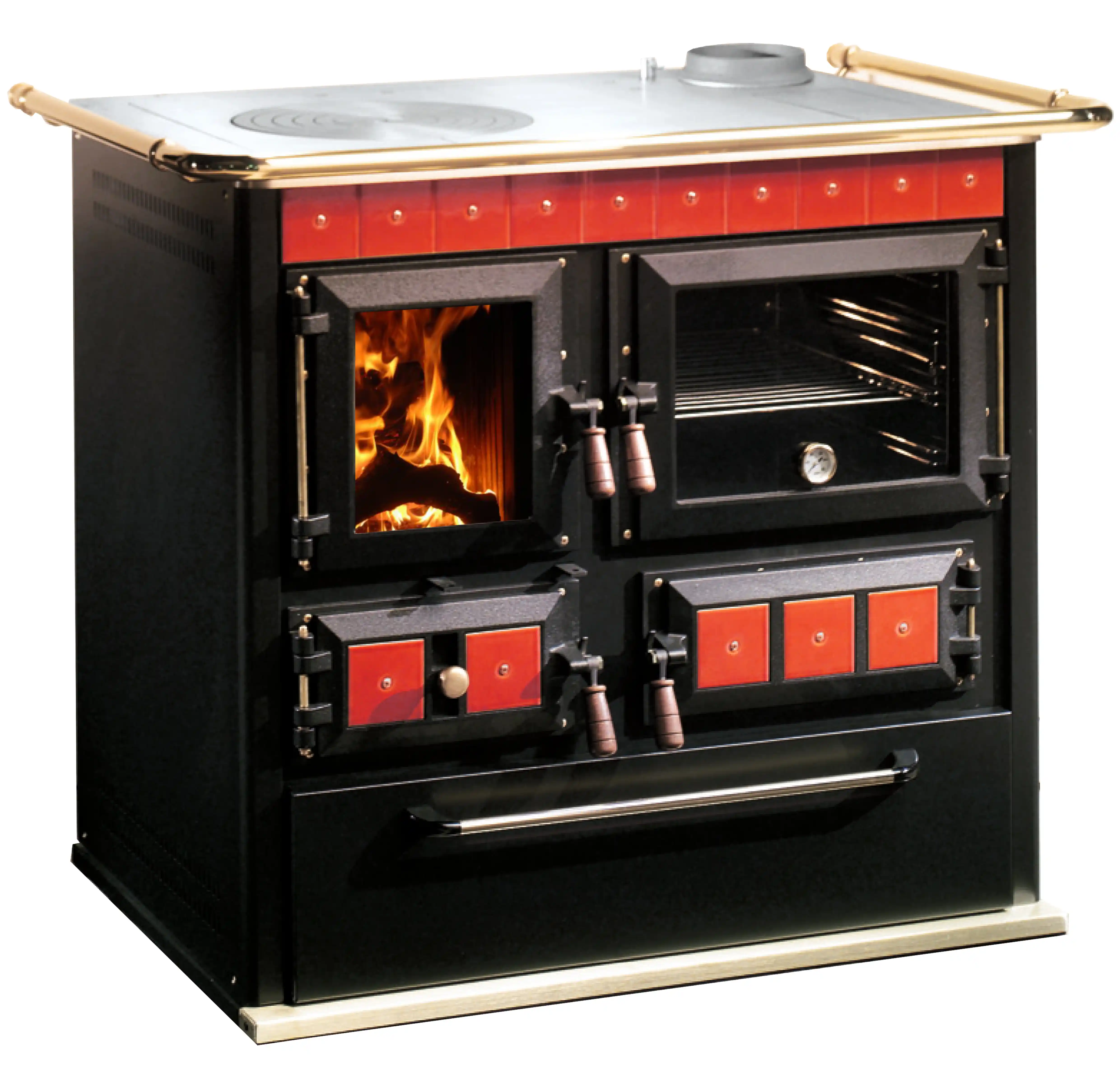 Jessica 4/5 - fianchi smaltati Rossa