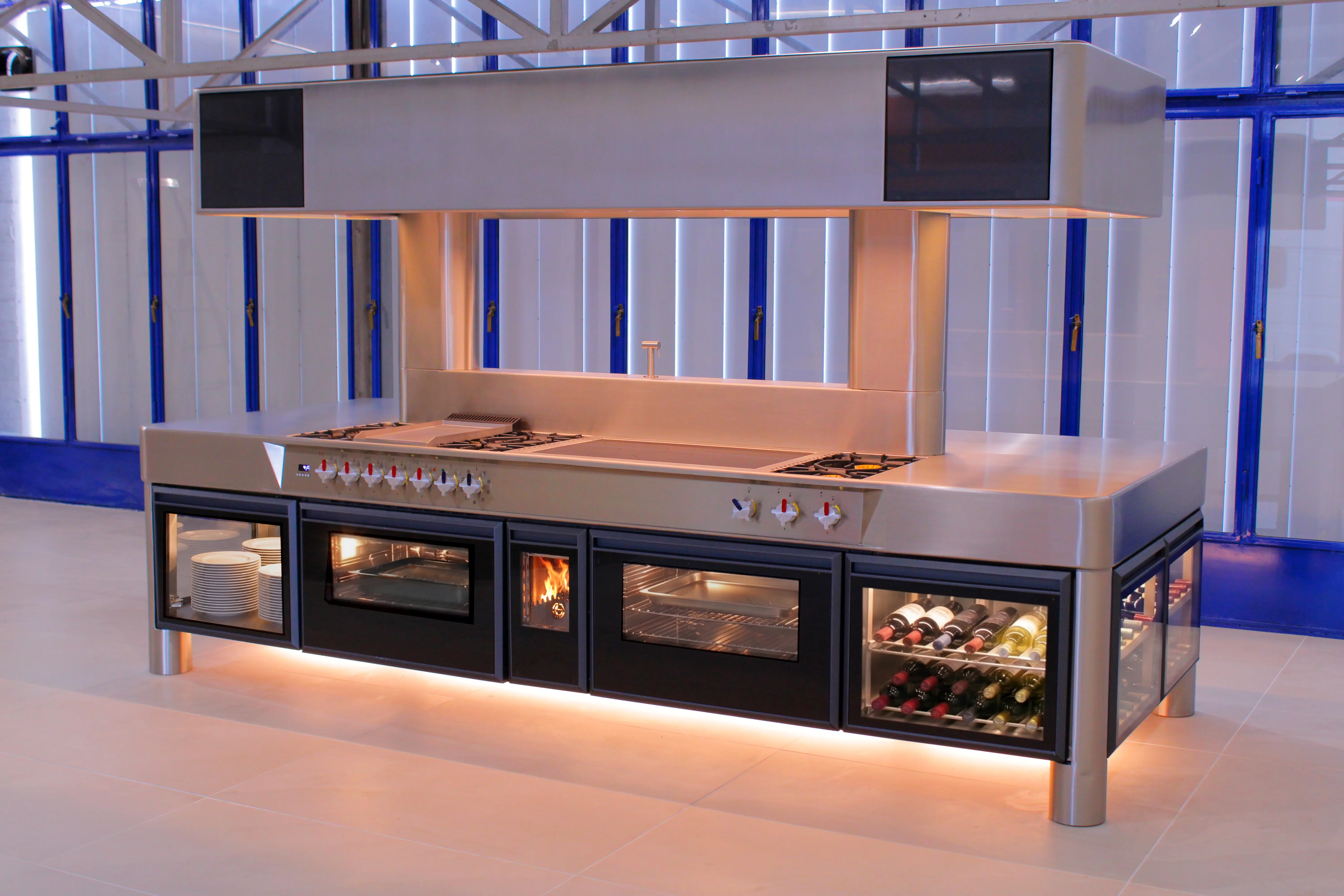 Cucina a Isola — Vescovi Serie Una, Visione d'Insieme