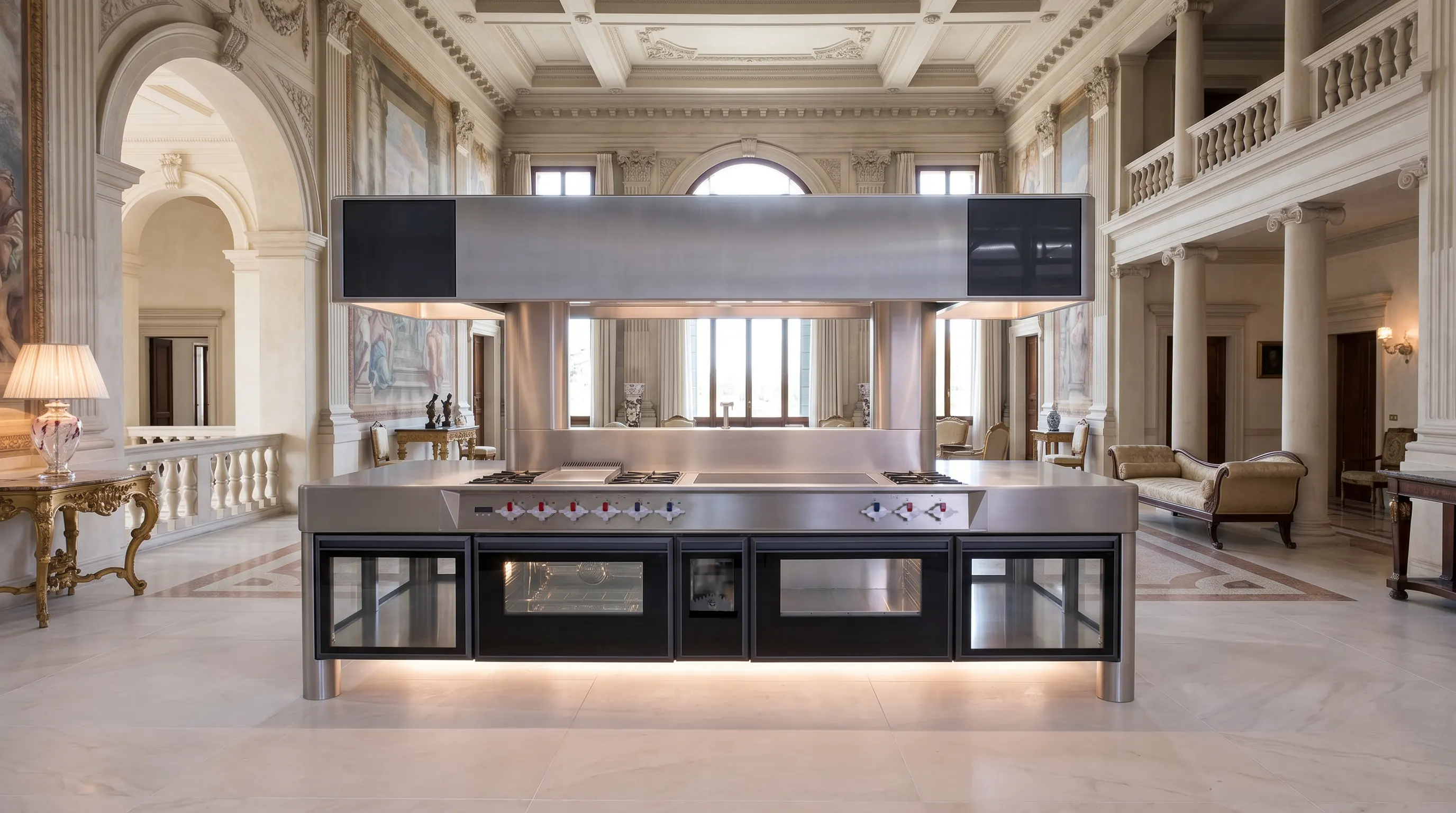 Cucina a Isola Vescovi Serie Una ambientata in casa - Dettaglio
