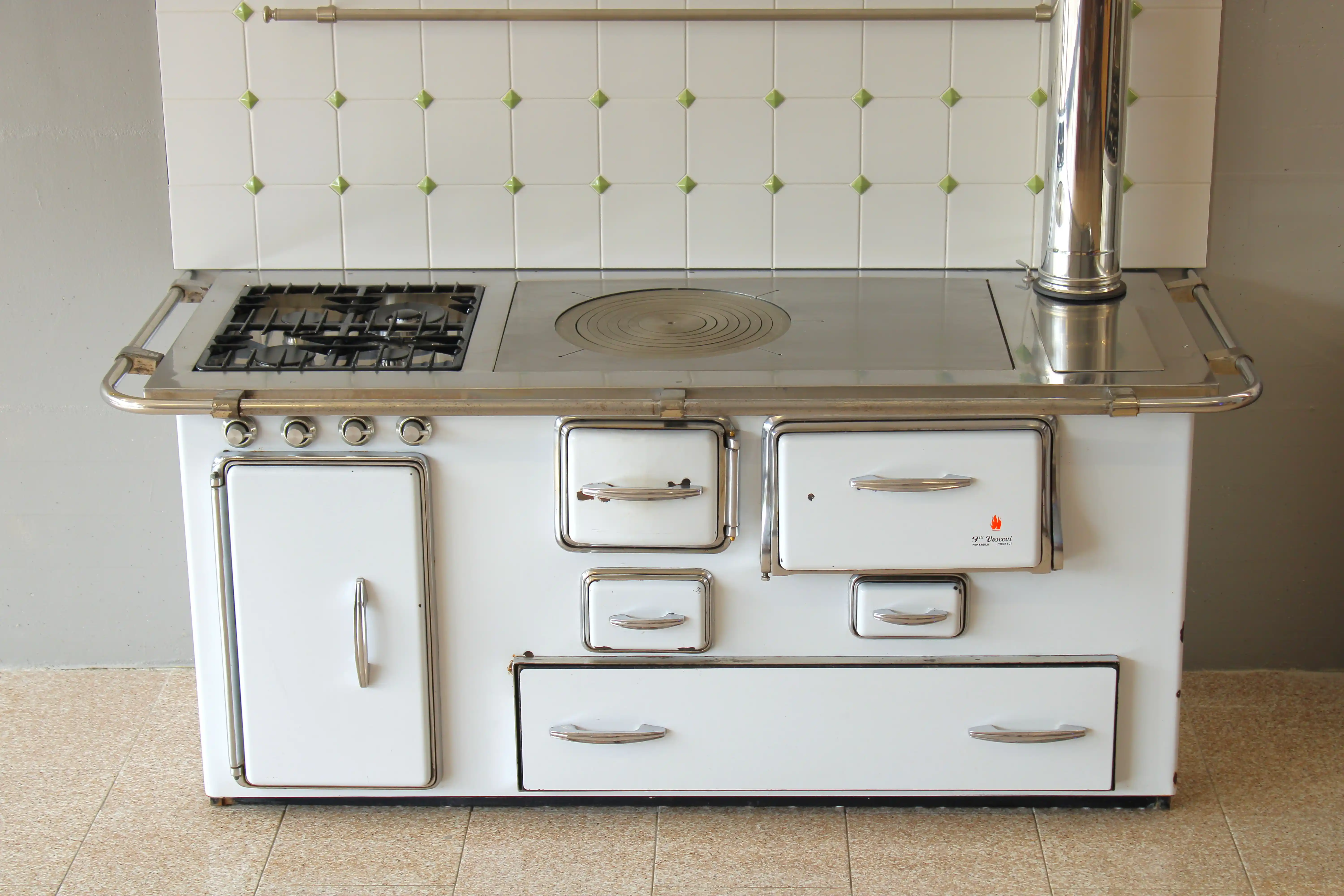Cucina combinata 180 storica - Vista frontale