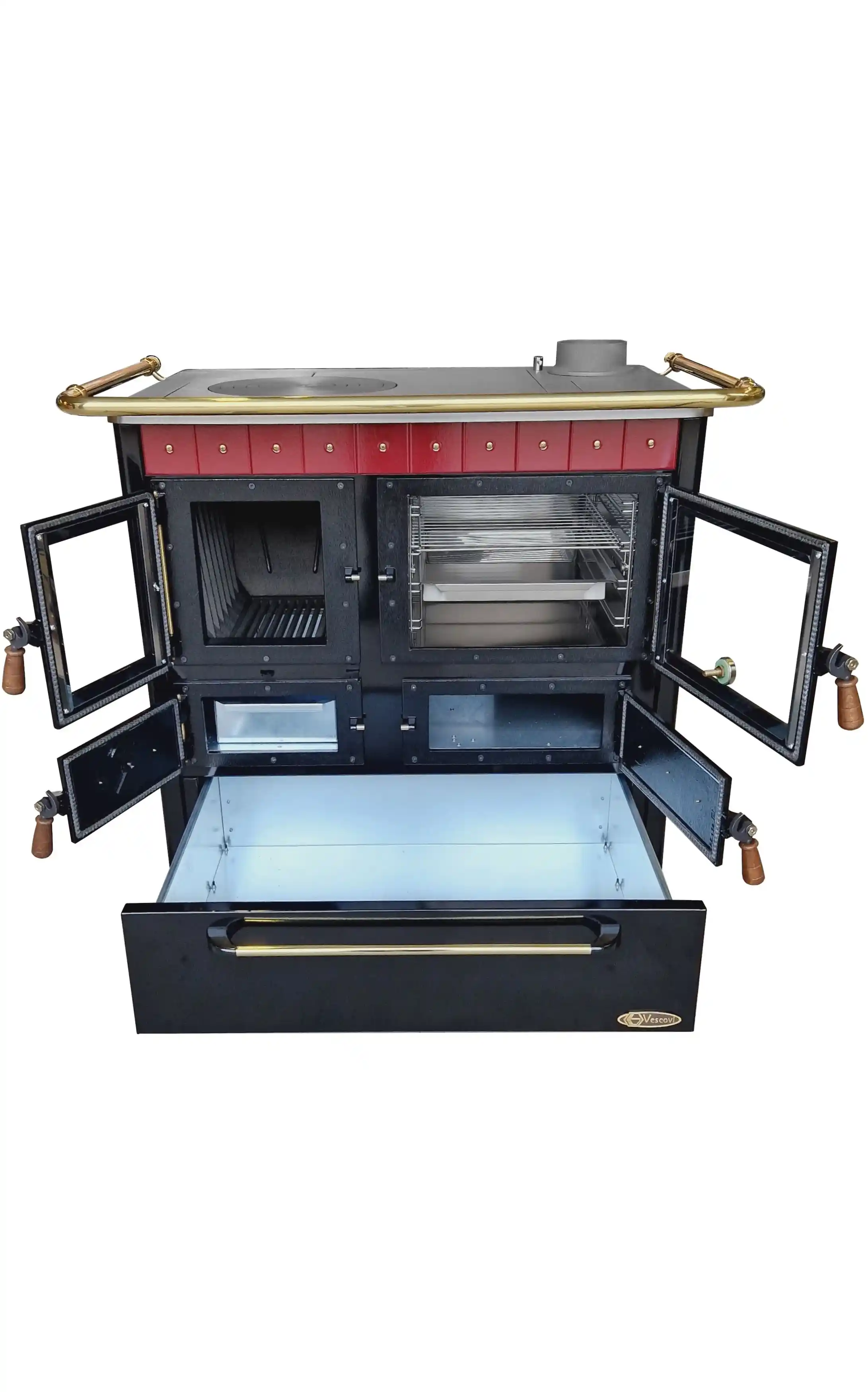 Cucina legna classica modello Jessica 4/5 funzioni