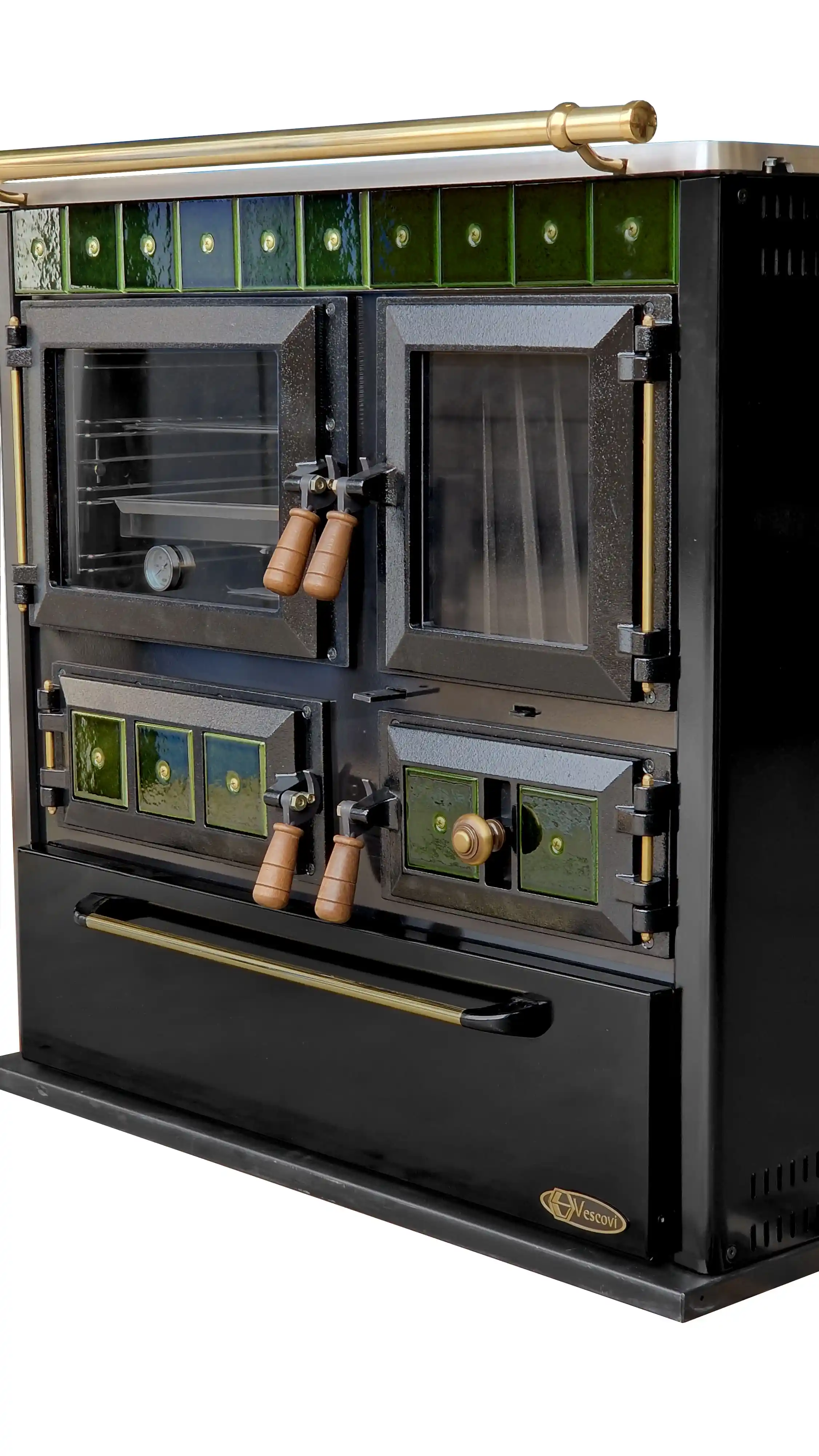 Cucina legna classica modello Jessica 4/5 portine ghisa