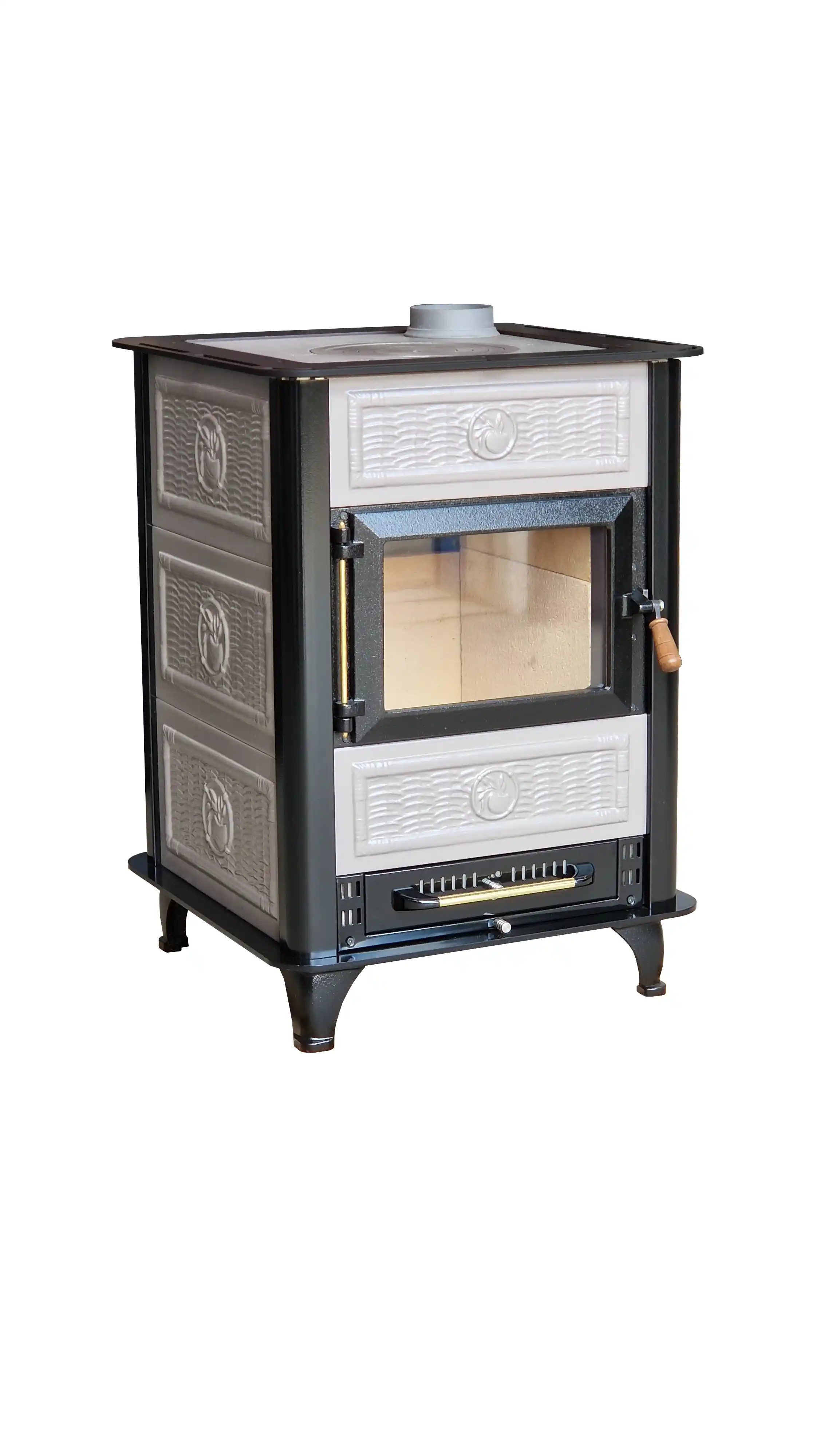 Termocucina a legna Maxi FC - lato sinistro